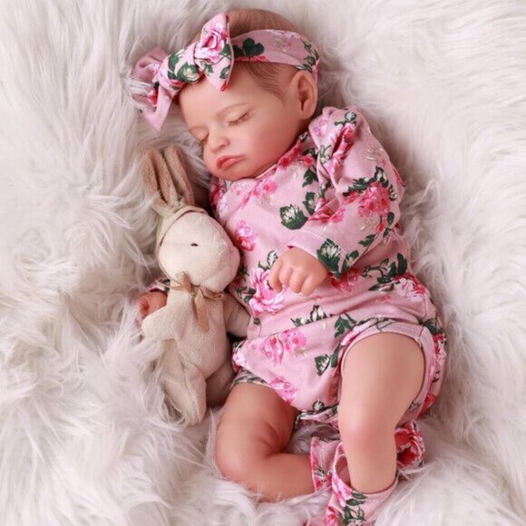 BABESIDE Lifelike Reborn Baby girl Dolls - 20 inch Sleeping Realistic - Picture 4 of 8